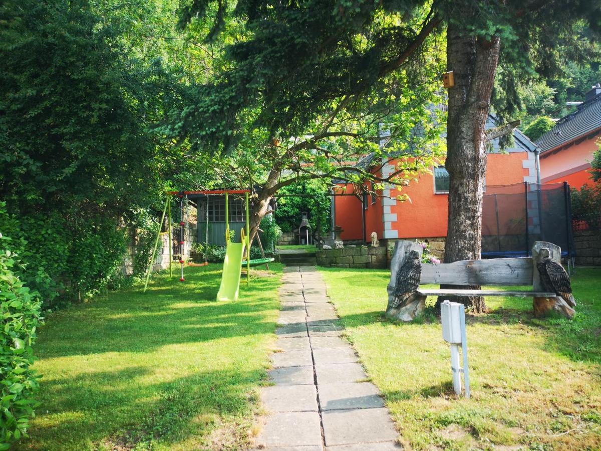 Ferienhaus Franz - An Der Elbe, Mit Grossem Garten Villa Pirna Eksteriør bilde