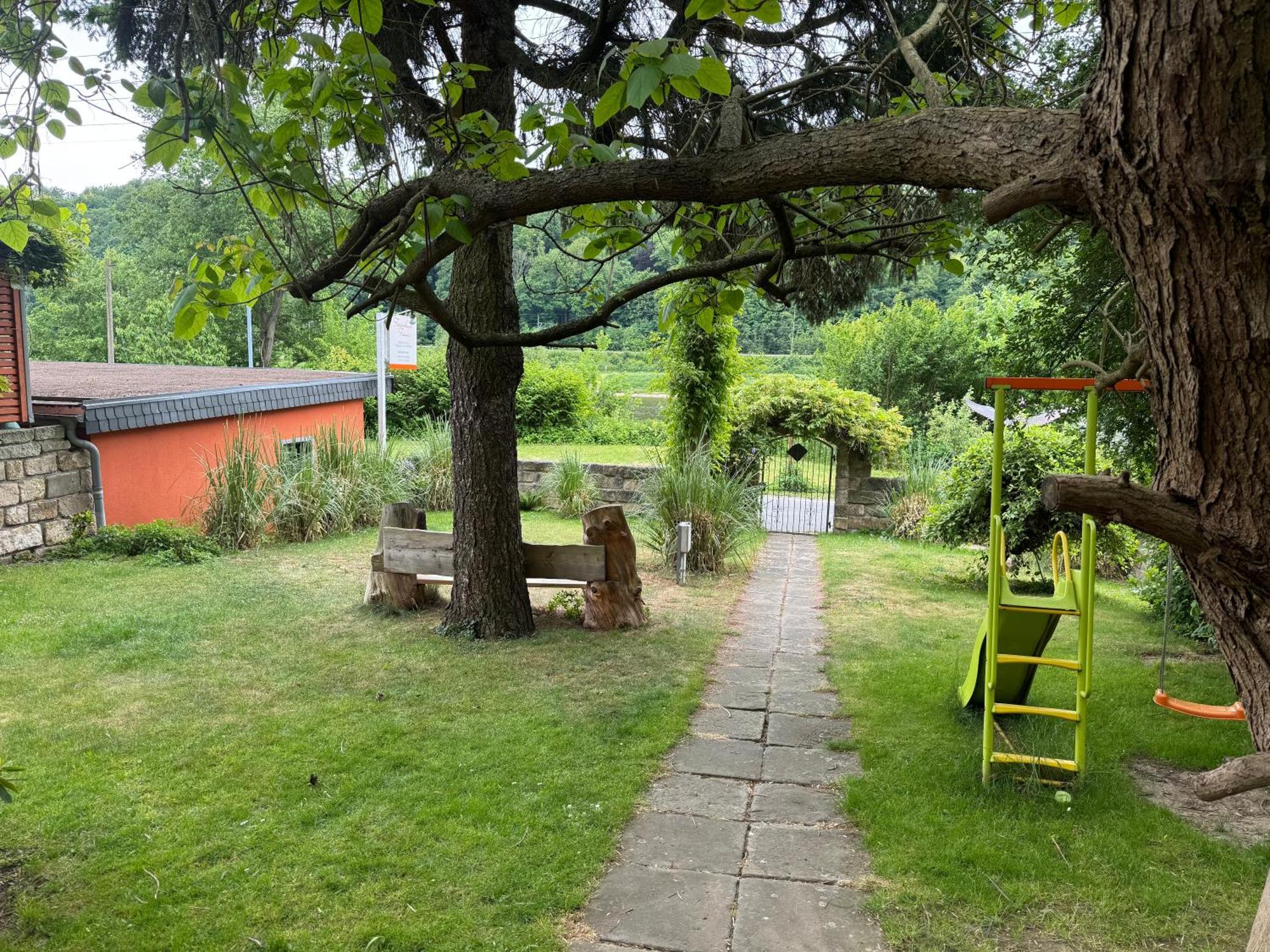 Ferienhaus Franz - An Der Elbe, Mit Grossem Garten Pirna Eksteriør bilde